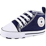 Prewalker Infant Sweet Canvas Sneaker Anti-skid Soft Shoes Trainer Blue