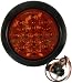 AutoSmart KL-25108RK 4" Round LED Stop/Turn/Tail Light Kit with Red Lens