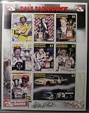51qApqS568L. SL160  Dale Earnhardt   Sheet of Unused, Unmounted Commemorative Postage Stamps   Grenada Carriacou & Petite Martinique   Seven Championships   NASCAR Reviews