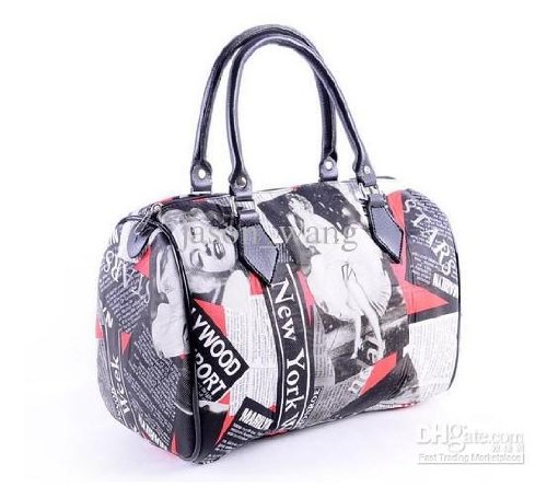 Marilyn Monroe hand bag size :33*28cm Material: PU