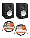 UPC 660845712096 product image for Yamaha HS8 Powered Studio Monitor Bundle with Two Monitors and Cables | upcitemdb.com