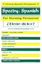 Speedy Spanish for Nursing Personnel (Spanish Edition)