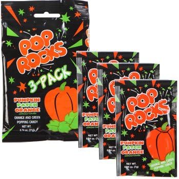 Pop Rocks 3 Pack Pumpkin Patch Orange (Pack of 3)