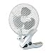 (Price/EA)Oscillating Clip Fan, 6", 2-Speed, 8-15/32"x7"x11", White