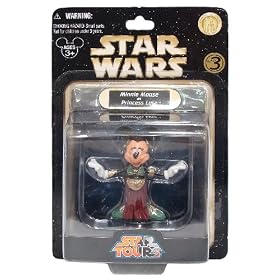 Minnie Mouse as Princess Leia ~3" Mini-Figure - Star Wars Star Tours Series #3 (Disney Theme Park Exclusive)