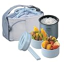 Zojirushi Mini Stainless Thermal Lunch Box, Metallic Blue