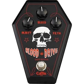 Coffin Case BDFX-1 Blood Drive Overdrive Guitar Effect Pedal by 