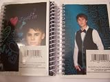 Bieber 2 Pack Spiral Notebooks by Mead (Justin on Blue; I Love Justin)