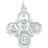Low price Sterling Silver Cross Medal
