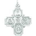 Sterling Silver Cross Medal