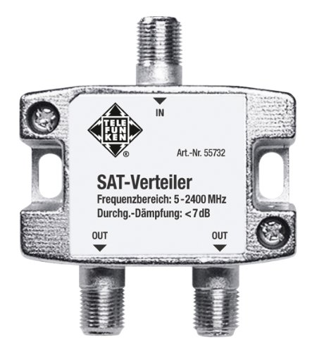 Telefunken 55732 SAT-Verteiler 2-fach Stammleitungsverteiler Preisvergleich