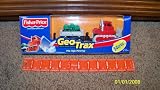 Geotrax Pile High Plowing Snow Plow, Flat Car & Snowmobile Fisher Price Road & Rail System