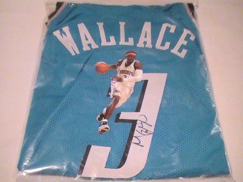 GERALD WALLACE SIGNED AUTOGRAPHED CHARLOTTE BOBCATS JERSEY W/ HOLOGRAM + COA