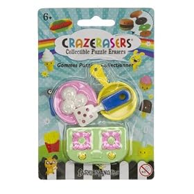 Cooking Pa & Ma (4 Mini-Erasers) - CrazErasers: Collectible Erasers Series #1