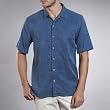 Sandals Cay Men's Tonal Tropical Palm Silk Camp Shirt