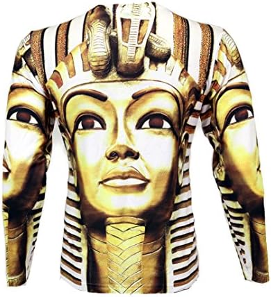 Bleu Evolution Men's Long Sleeve Shirt "Golden Pharoah"