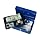 STEELMASTER Compact Steel Security Case, Includes 2 Keys, 9.75 x 3.5 x 7 Inches, Color May Vary (28347)