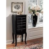 Powell Furniture - Hills Of Provence Antique Black Over Terra Cotta Jewelry Armoire - 896-314