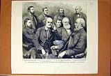 イギリスの協会会長会合の旅行かばん 1883