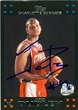 Jared Dudley Autographed/Hand Signed Basketball Card (Charlotte Bobcats) 2007 Topps RC #132