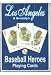 Los Angeles/Brooklyn Dodgers Baseball Heros Playing Card Deck