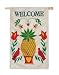 Heartfelt Welcome Regular Size Applique Flag