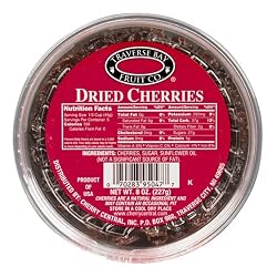Traverse Bay Fruit Co. Dried Cherries, 8-Ounce Containers  (Pack of 4)