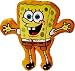 Spielwaren : United Labels 0106224 - SpongeBob-Kissen, geformt, 43 x 25 cm
