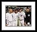Derek Jeter Jorge Posada Andy Pettitte Mariano Rivera New York Yankees MLB Framed 8x10 Photograph Yankee Stadium Farewell Night