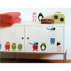 2 Part Animals Fun Wall or Furniture Stickers Nouvelles Images