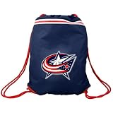 Columbus Blue Jackets Navy Blue Team Logo Drawstring Backpack