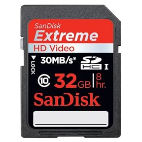 Buy SanDisk Extreme 32GB 45MB s SDHC Flash Memory Card SDSDX-032G-X46,Black