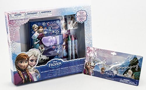 Disney Frozen Set: My First Diary and Charm Bracelet (4 Charms)