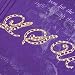 LSU Tigers Ladies Purple Rhinestone Full Zip Hoody image 4