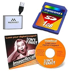 Transcend 1GB SD Memory Package (includes Card Reader and Image Recall CD)