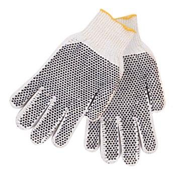 Best Price Black Stallion 2118 Cotton/Polyester String Knit Industrial Gloves with Gripping Dots - X-Large