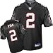 Matt Ryan Jersey: Reebok 2008 Black Replica #2 Atlanta Falcons Jersey - Large