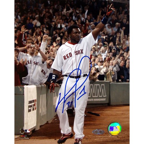 Steiner Sports MLB David Ortiz Waving to Crowd After 51st HR Autographed 8-by-10-Inch Photograph