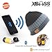 Xbass Deluxe Wireless Bluetooth Beanie Hat 4.1, Hands-free Built-in Stereo Speakers and Microphone for Calls - Premium Winter Hat with Headphone