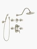 SHOWHOUSE Waterhill Exact Temp Spa Set BR NICKEL S512BN
