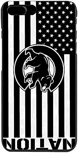 Annuosen IPhone 7 Plus Case, US Flag Chicago Nation Bear IPhone 7 Plus Case