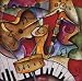 Jazz It Up II HIGH QUALITY MUSEUM WRAP CANVAS Print Eric Waugh 20x20