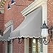 Awntech 6-Feet Nantucket Window/Entry Awning, 56-Inch Height by 48-Inch Diameter, Gray