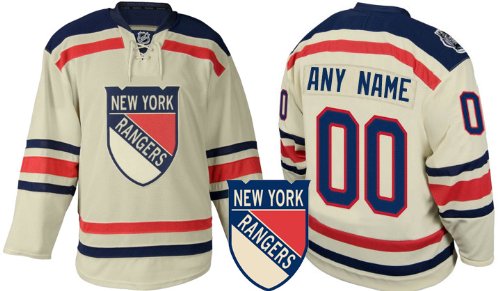 Personalized 2012 Winter Classic EDGE New York Rangers Authentic NHL Jerseys ANY NAME/NO# Hockey Jersey Size 52 (ALL are Sewn On, Ship By DHL)