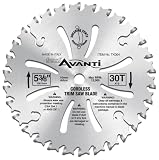 Freud TK004 5-3/8-Inch 30 Tooth ATB Trim Saw Blade with 10mm Arbor