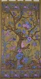 Tree of Life Tab Top Curtain-Drape-Door Panel-Olive