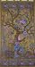 Tree of Life Tab Top Curtain-Drape-Door Panel-Olive