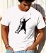 T-Shirt Tennis-M-White-Black