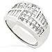 Jewelry : One of a Kind 2.00ctw Princess & Baguette Cut Diamond Band in Platinum (GH/VS-SI)