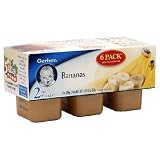 Review Gerber  / Gerber 2nd Foods Bananas, 3.5-Ounce Tubs in 6-Count Packages (Pack of 6)